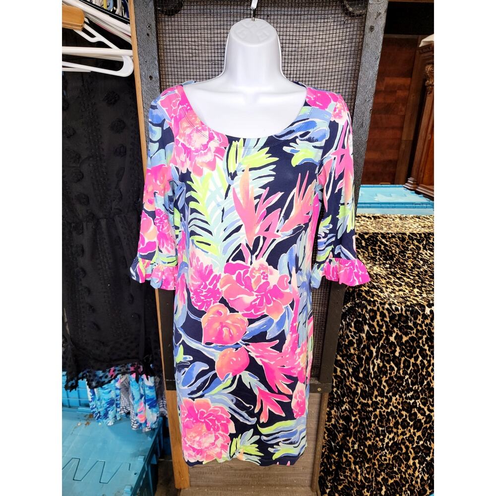 Lilly Pulitzer Small Dress Sophie in High Tide Tropicolada